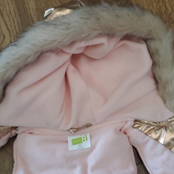 GIRLS ROSE GOLD VEST - Picture 4 of 4